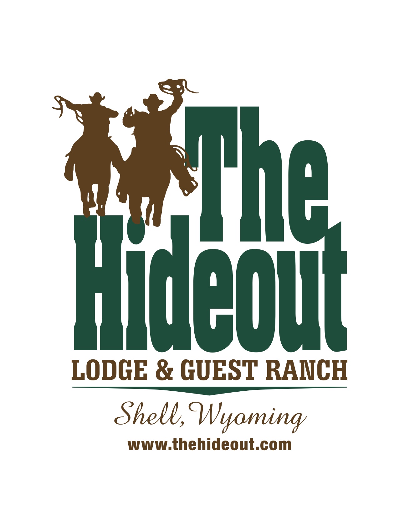 The Hideout Lodge & Guest Ranch Logo