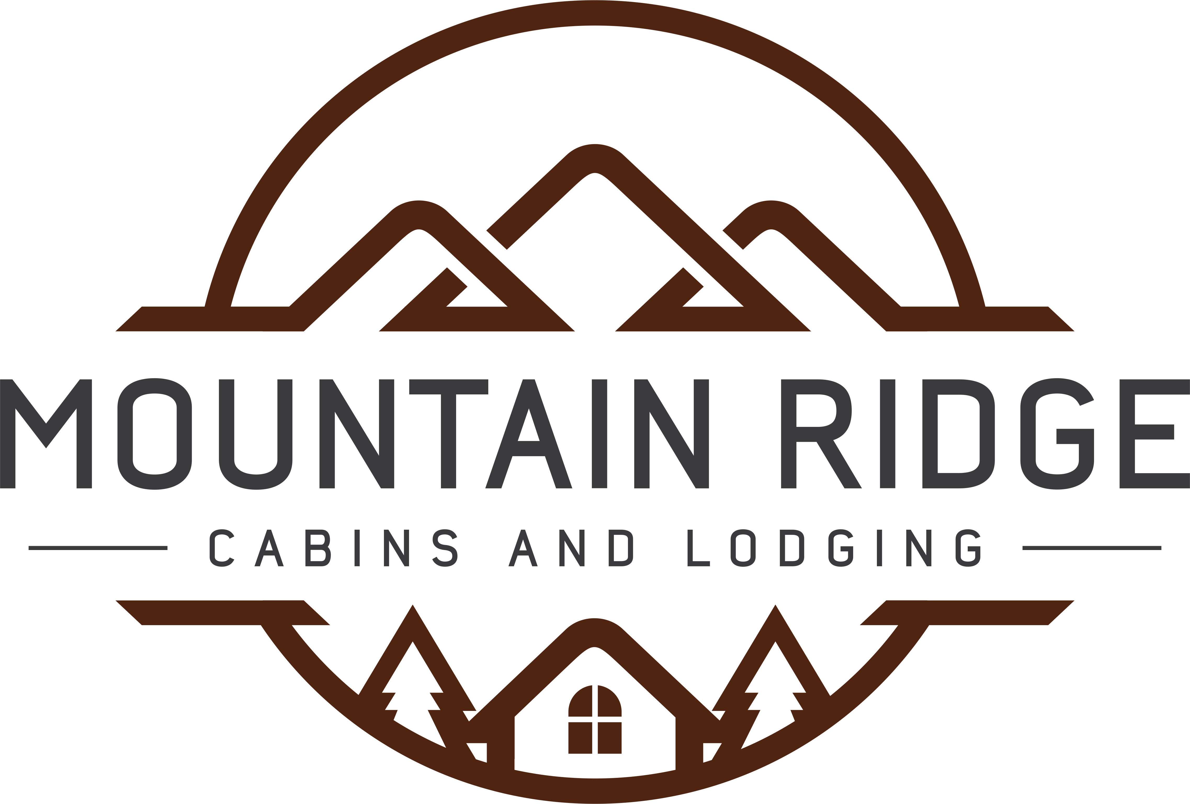Mountain Ridge Cabins and Lodging Logo