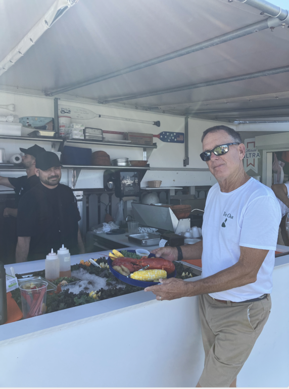 Lobster dinner from our raw bar!