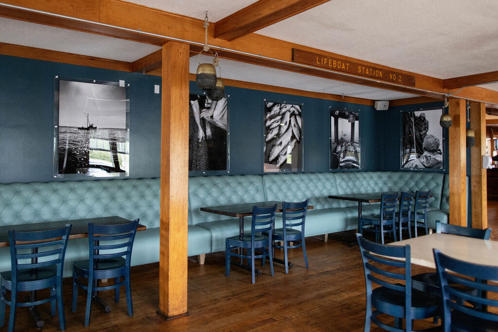 Indoor dining space