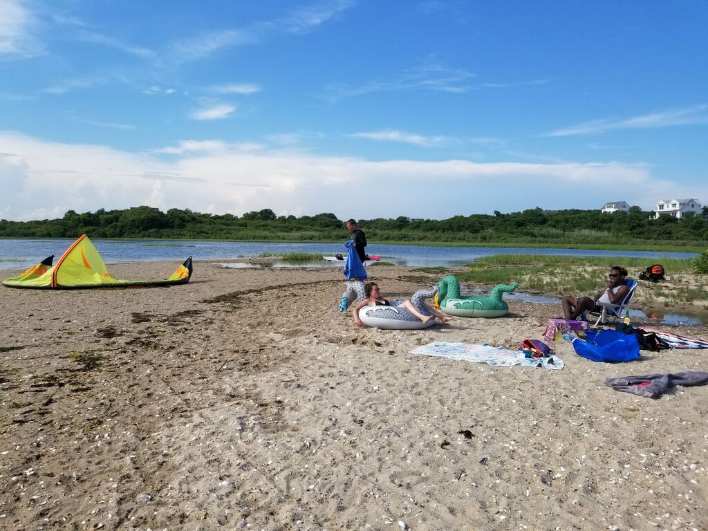 Days off- lounging in tubes, kiteboarding, snorkeling, soaking up the sun!