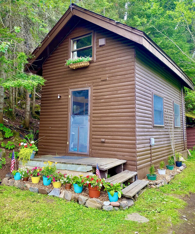 The Little House, a tiny staff house suitable for one person or a couple.
