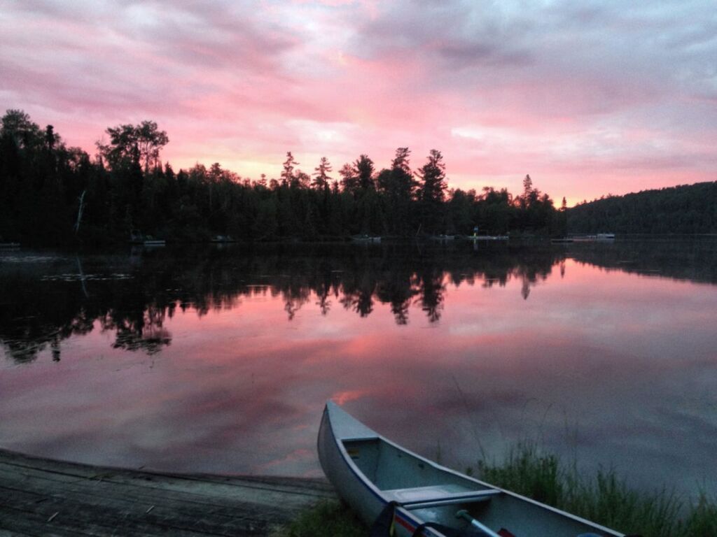 Spend your days canoeing into the BWCA wilderness. This is the view from staff housing. You can paddle directly into the BWCA (entry point #64) from your front yard.d.