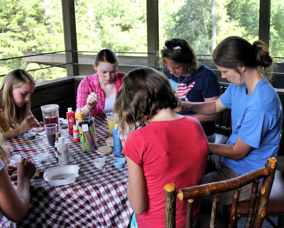 Some of our jobs include teaching nature and craft classes