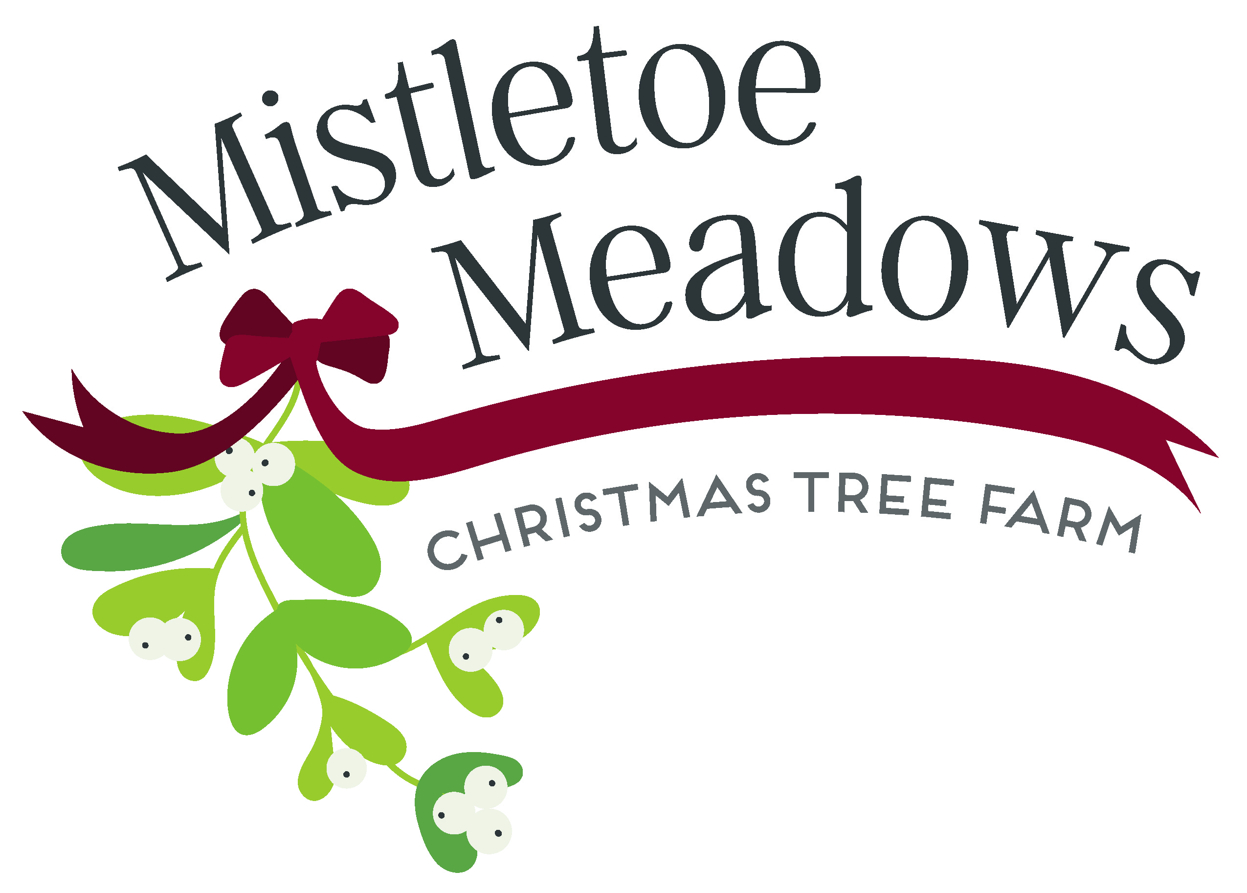 Mistletoe Meadows Christmas Trees Logo