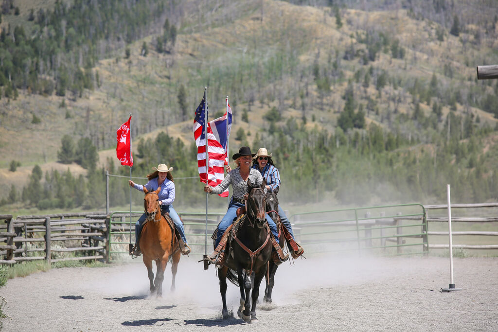 rodeo flags