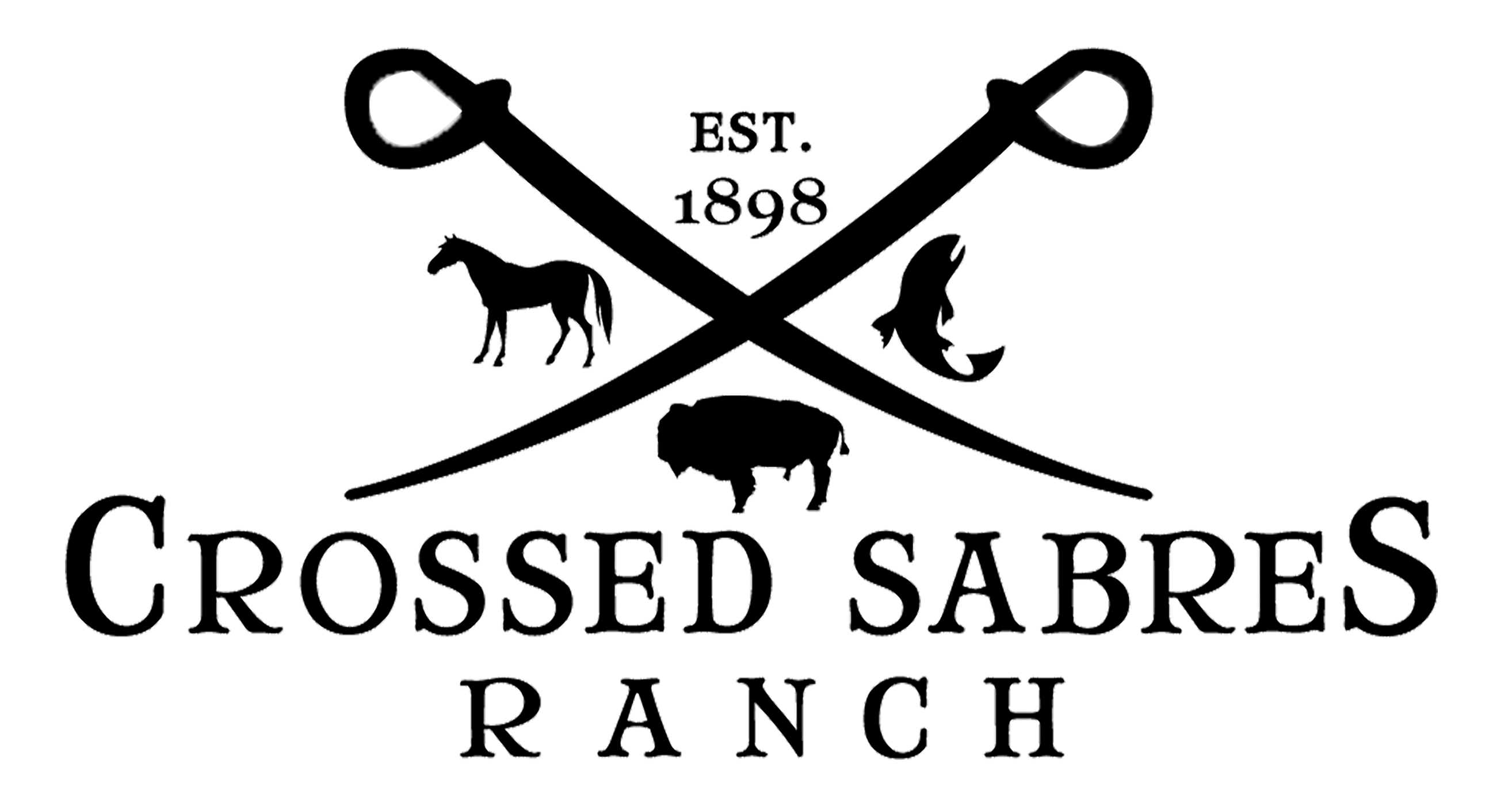 Crossed Sabres Ranch Logo
