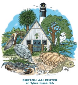 Burton 4-H Center on Tybee Island Logo