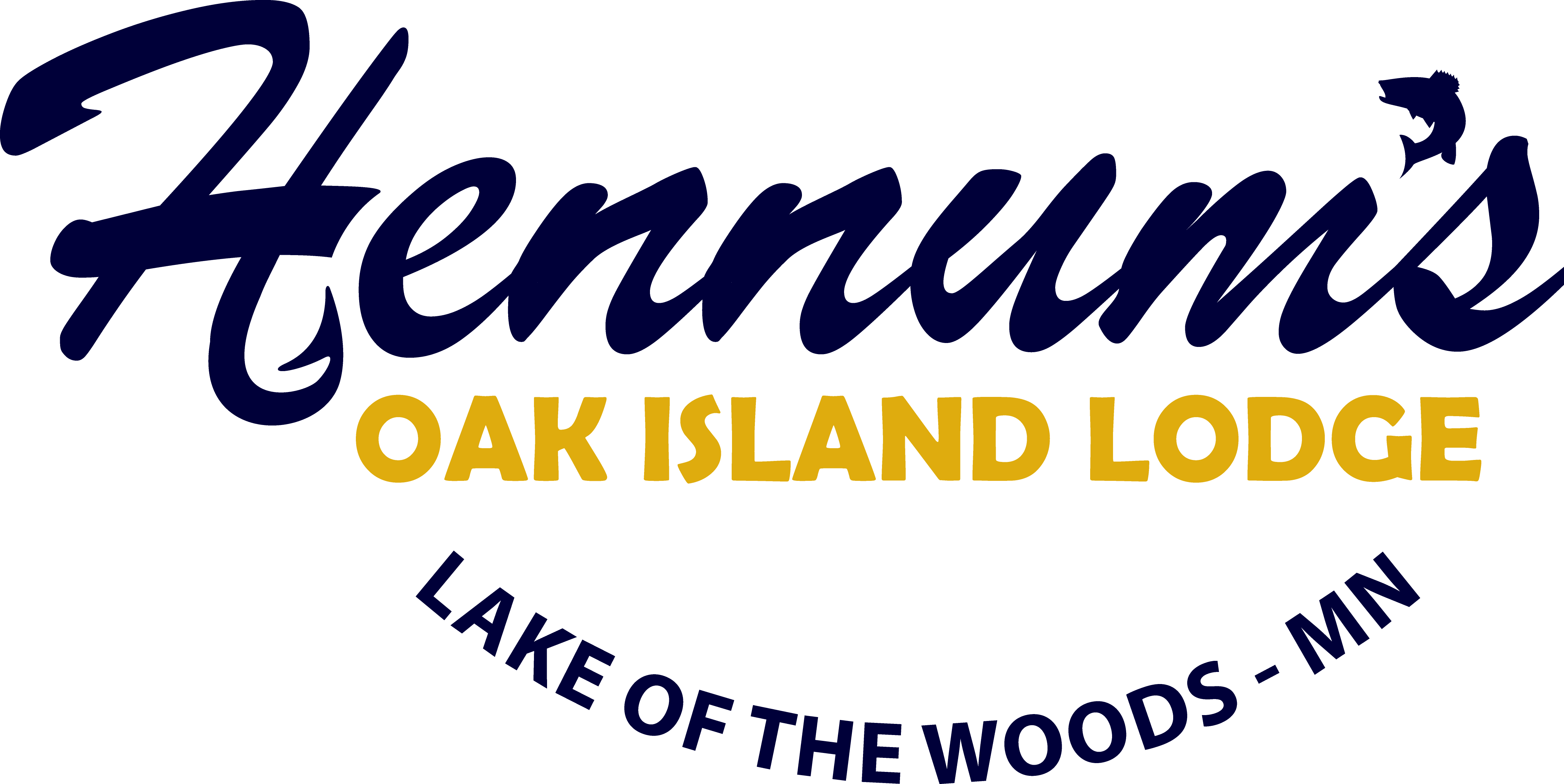 Hennum's Oak Island Lodge Logo