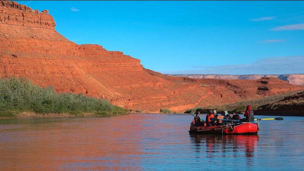 Serene morning on the river