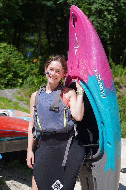 Kayaking Program at Camp