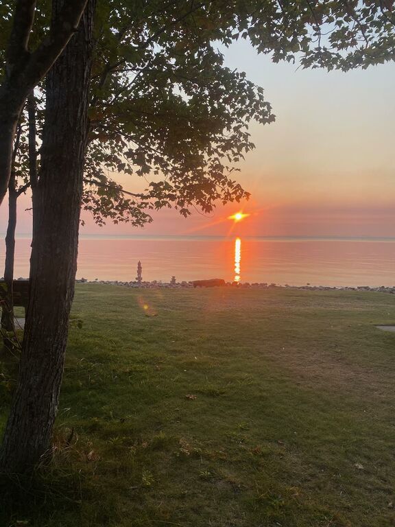 Sunrise on Whitefish Bay