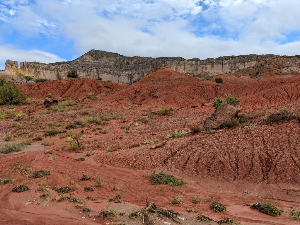 The landscape that artist Georgia O'Keeffe loved and painted.