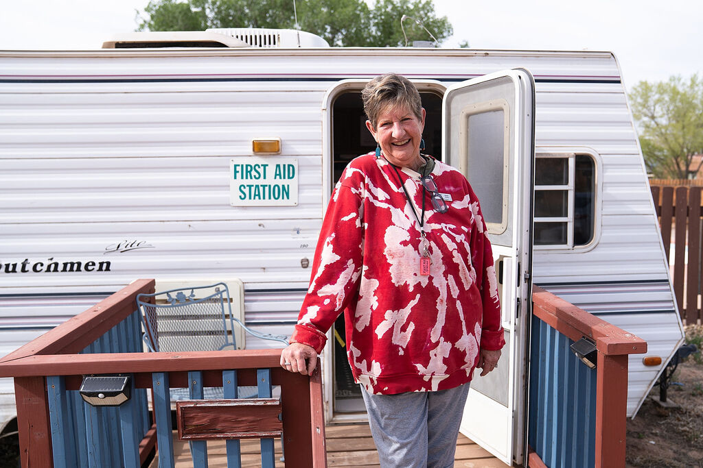 Volunteer nurses ensure guests are cared for in our remote environment