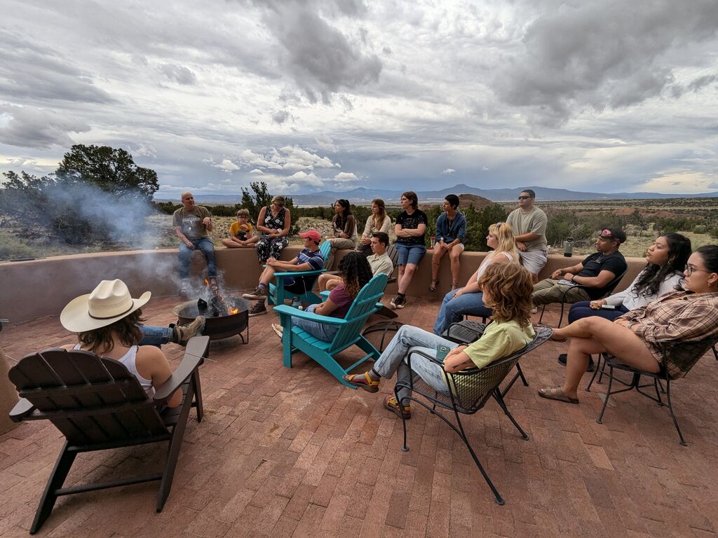 CEO David hosts Summer Staff at his house in June