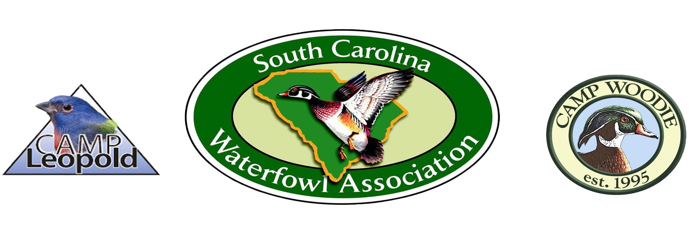 South Carolina Waterfowl Association - Camp Woodie & Camp Leopold Logo
