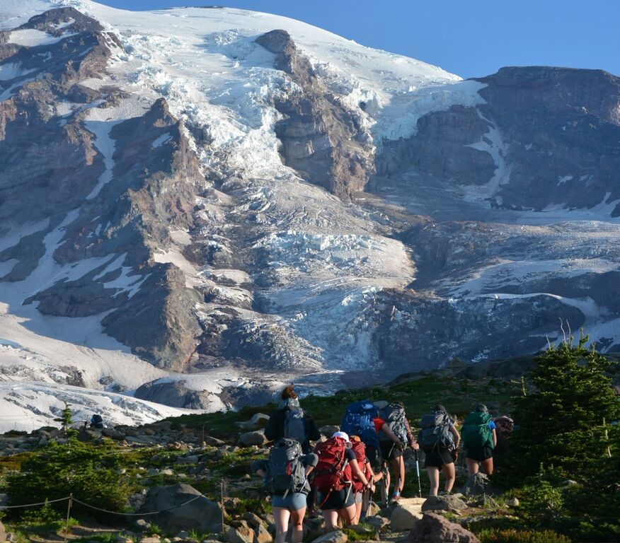 Day Hikes to Camp Muir with Camp Thunderbird for Girls