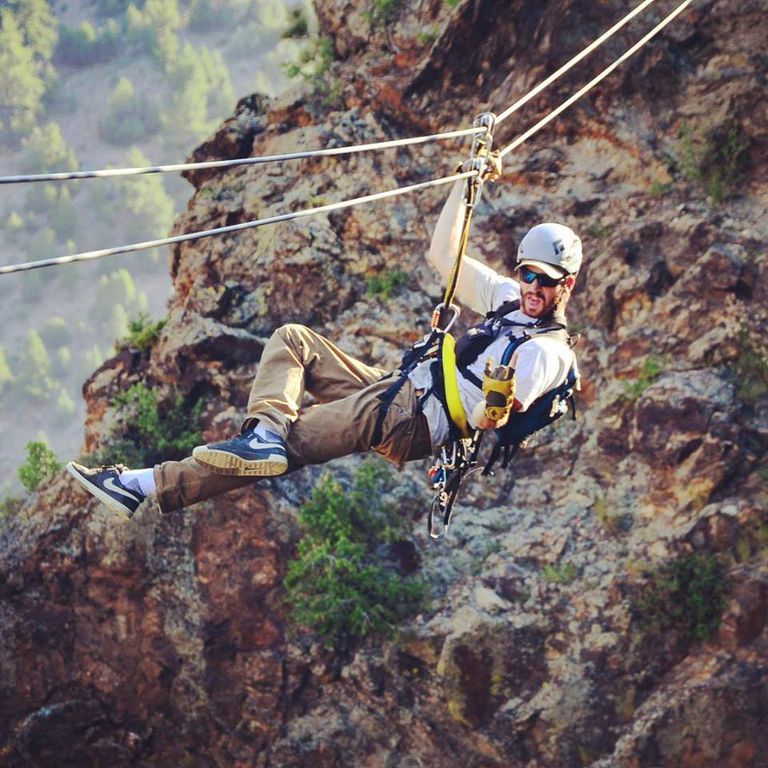 Ziplining