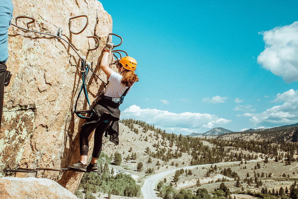 Via Ferrata near Buena Vista, CO