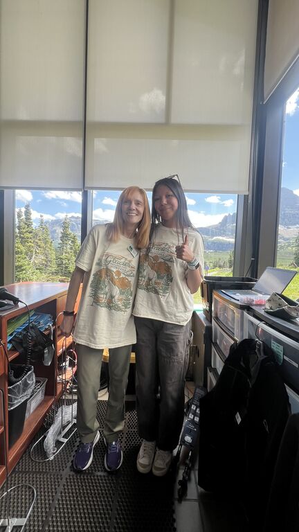Matching shirts at Logan